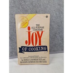 Joy of Cooking Irma S Rombauer Marion Rombauer Becker Plume Paperback 1973